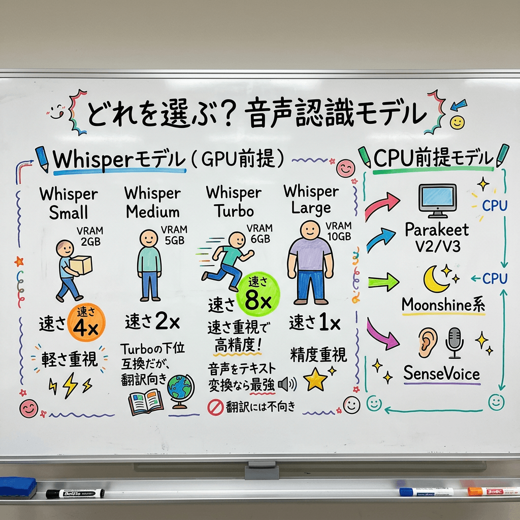 Whisperの必要スペック