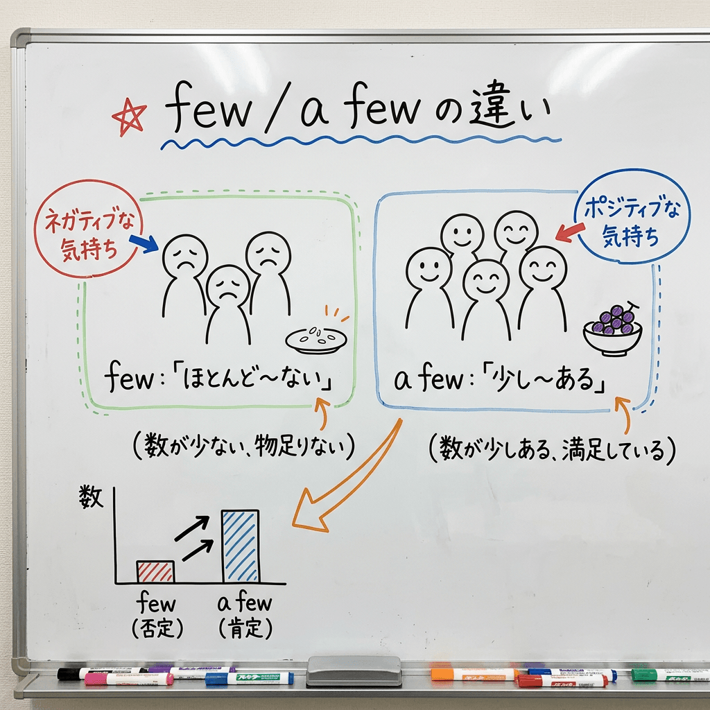 few / a few の違い